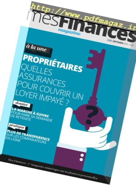 Mes Finances – Septembre 2016 Cover