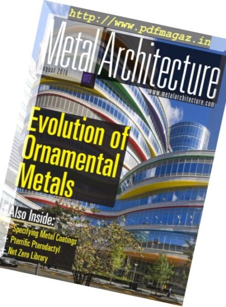 Metal Architecture – August 2016 Cover
