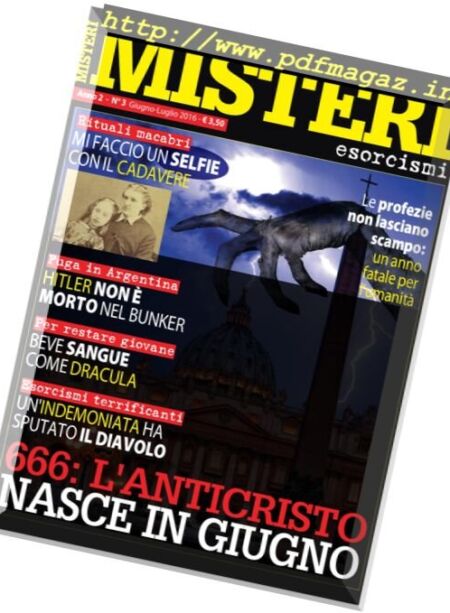 Misteri – Giugno-Luglio 2016 Cover