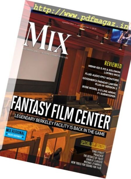 Mix Magazine – September 2016 Cover