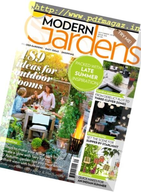 Modern Gardens – September 2016 Cover