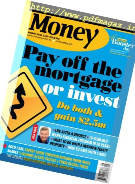 Money Australia – August 2016 Cover