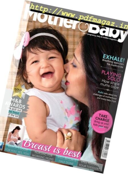 Mother & Baby India – August 2016 Cover