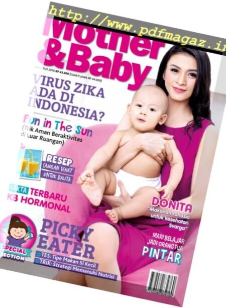 Mother & Baby Indonesia – August 2016 Cover