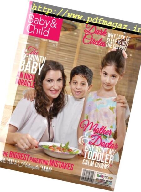 Mother, Baby & Child – August 2016 Cover