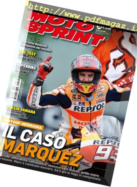 Moto Sprint – 19 Luglio 2016 Cover