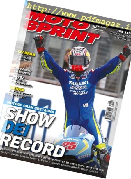 Moto Sprint – 6 Settembre 2016 Cover