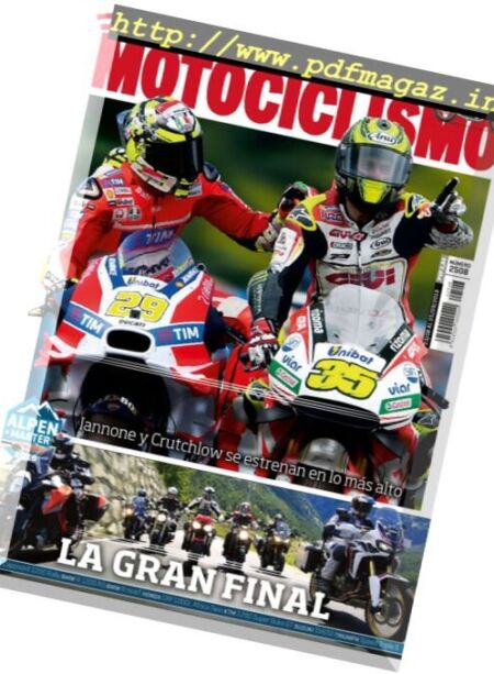 Motociclismo Spain – 23 Agosto 2016 Cover