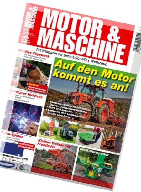 Motor und Maschine – Juli-September 2016 Cover