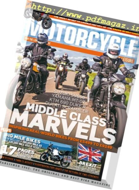 Motorcycle Sport & Leisure – September 2016 Cover