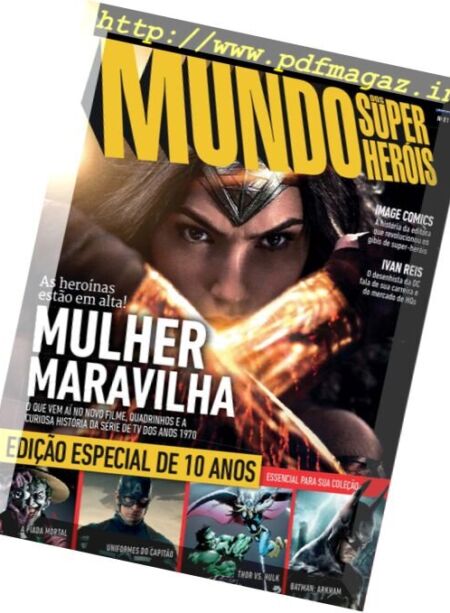 Mundo dos Super-Herois – Agosto 2016 Cover