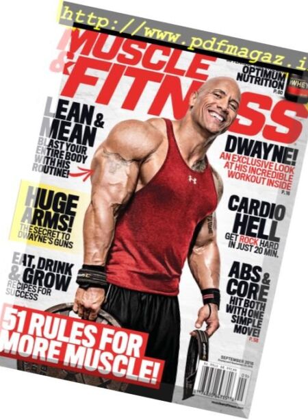 Muscle & Fitness USA – September 2016 Cover