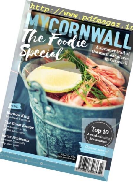 myCornwall – June-July 2016 Cover