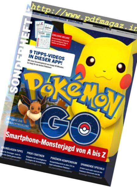 N-Zone Magazin – Pokemon Go – Sonderheft Nr.1, 2016 Cover