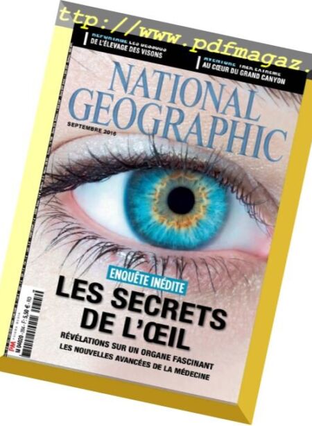 National Geographic France – September 2016 Cover