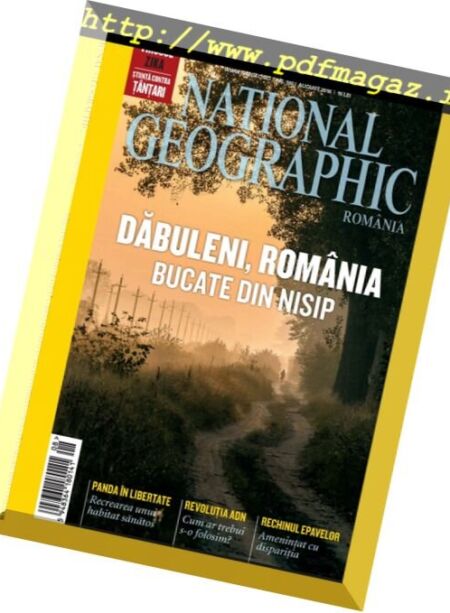 National Geographic Romania – August 2016 Cover