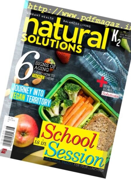 Natural Solutions – August 2016 Cover