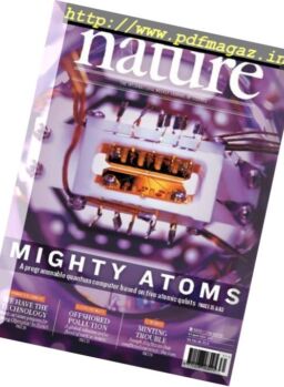 Nature magazine – 4 August 2016