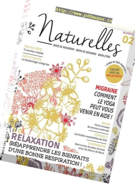Naturelles – Juillet-Septembre 2016 Cover