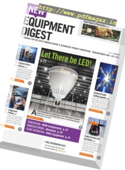 New Equipment Digest – July 2016