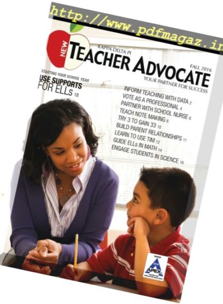 New Teacher Advocate – Fall 2016 Cover