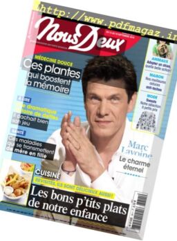 Nous Deux – 13 au 19 Septembre 2016