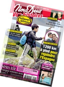Nous Deux – Hors-Serie Vos Histoires – Aout-Septembre 2016