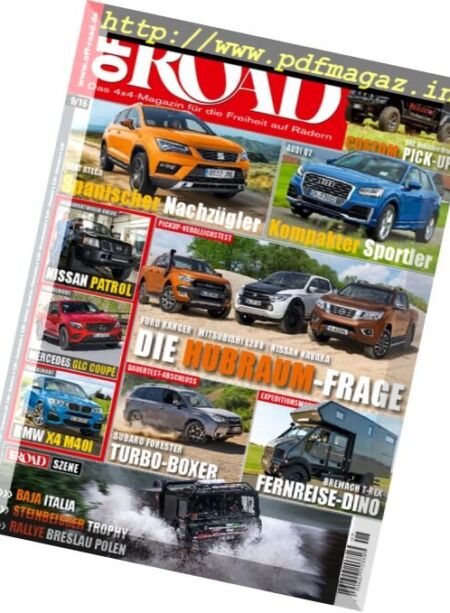 Off Road – September 2016 Cover