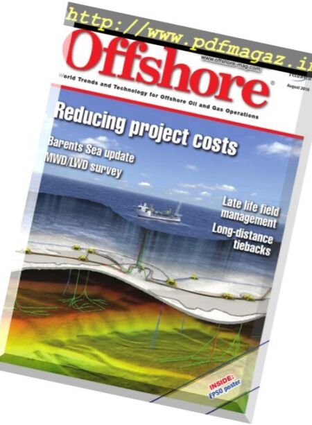 Offshore Magazine – August 2016 Cover