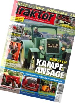 Oldtimer Traktor – September 2016