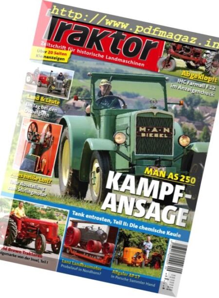 Oldtimer Traktor – September 2016 Cover