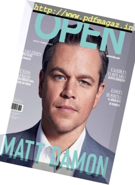 Open Mexico – Agosto 2016 Cover