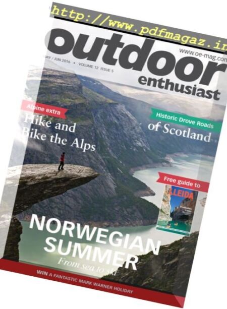 Outdoor Enthusiast – May-June 2016 Cover