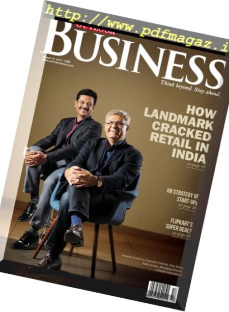 Outlook Business – 19 August 2016 Cover