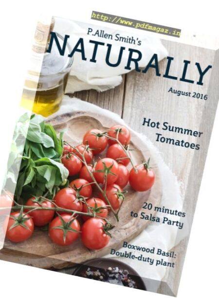 P. Allen Smith’s Naturally – August 2016 Cover