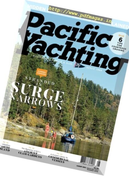 Pacific Yachting – August 2016 Cover