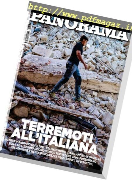 Panorama – 7 Settembre 2016 Cover
