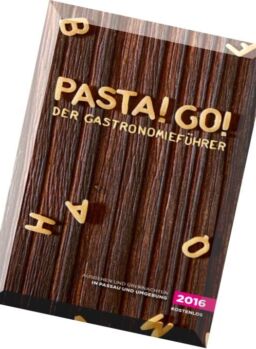 PASTA! GO! – Der Gastronomiefuhrer 2016