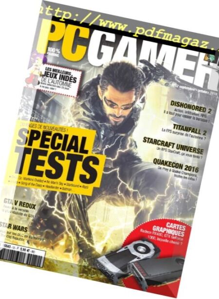 PC Gamer France – Septembre-Octobre 2016 Cover