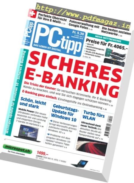 PCtipp – September 2016 Cover