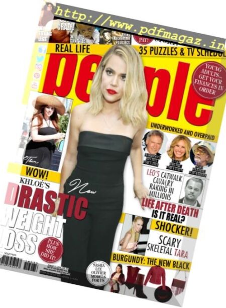 People Magazine South Africa – 12 August 2016 Cover