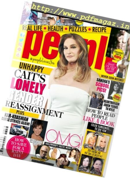 People Magazine South Africa – 19 August 2016 Cover