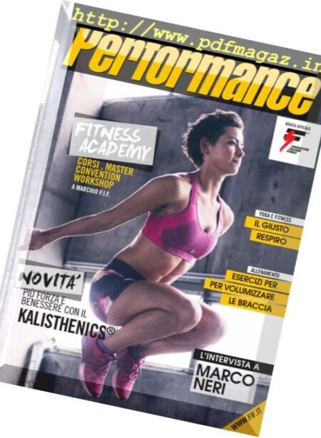Performance Magazine – Agosto 2016 Cover