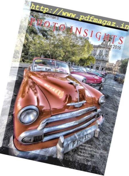 Photo Insights – August 2016 Cover