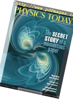 Physics Today – August 2016