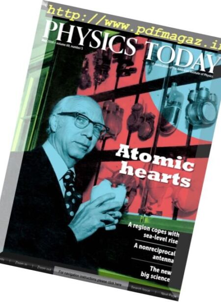 Physics Today – May 2016 Cover