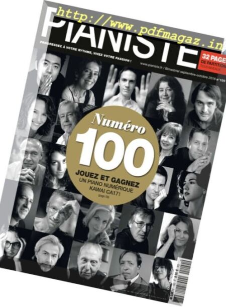 Pianiste – Septembre-Octobre 2016 Cover