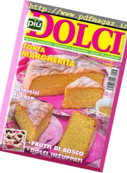 piuDOLCI – Settembre 2016