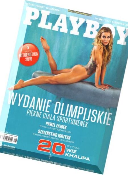 Playboy Poland – Sierpien 2016 Cover
