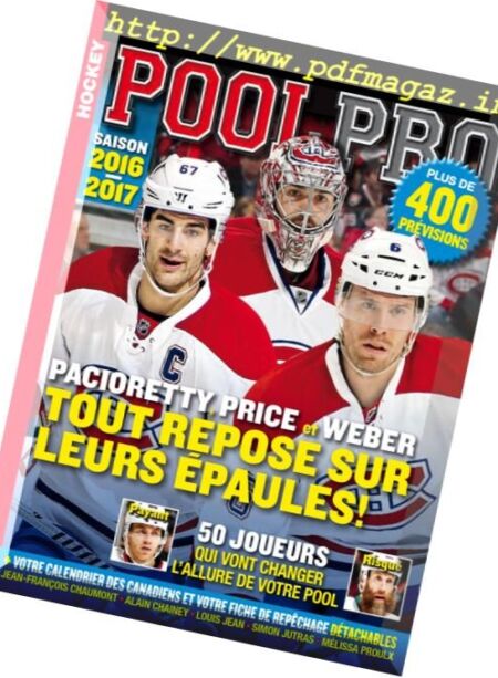 Pool Pro – 2016 Cover